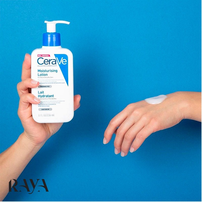 لوسیون مرطوب کننده پوست خشک و خیلی خشک سراوه حجم 236 میل CeraVe Moisturizing Lotion Dry to Very Dry Skin